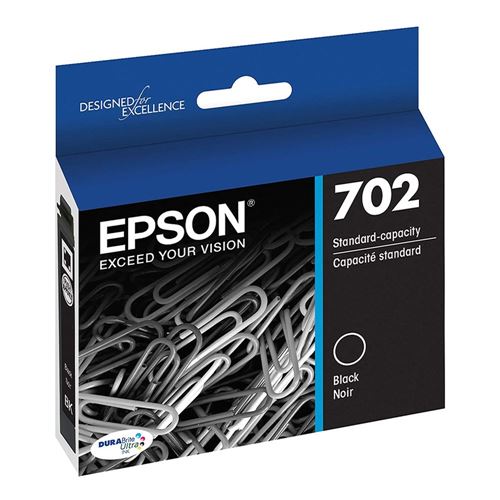 Epson T702 Black Standard Yield ( T702120-S) Ink Cartridge-0