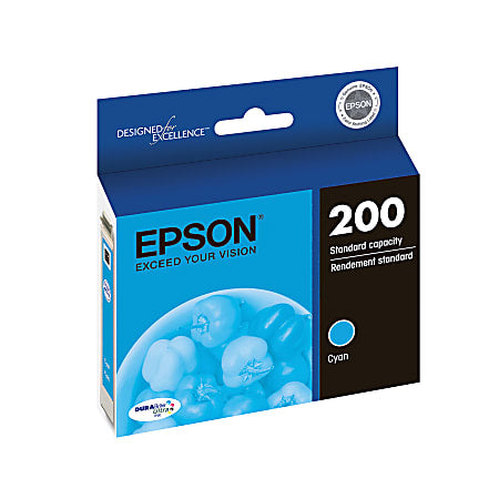 Genuine Epson 200 Standard Yield Cyan Ink Cartridge-0