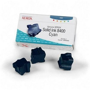 Genuine Xerox Solid Ink 8400 Cyan (3 sticks) (108R00605)-0