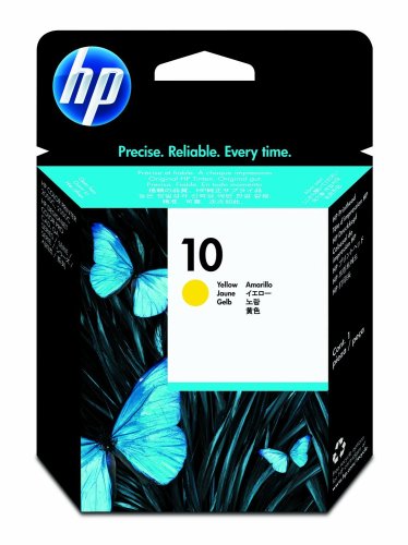 HP 10 Ink Cartridge Yellow-C4842A-0