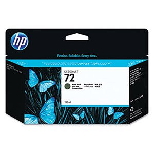 HP 72 130-ml (C9403A) Matte Black DesignJet Ink Cartridge-0