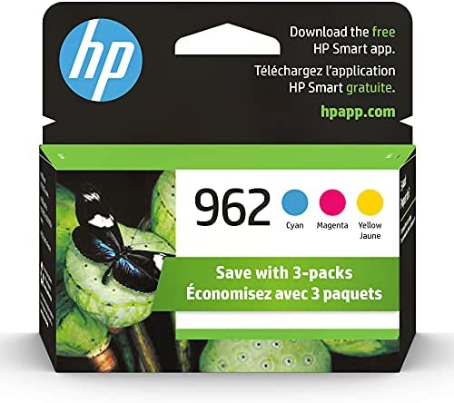 Original HP 962 Cyan, Magenta, Yellow Ink Cartridge-0