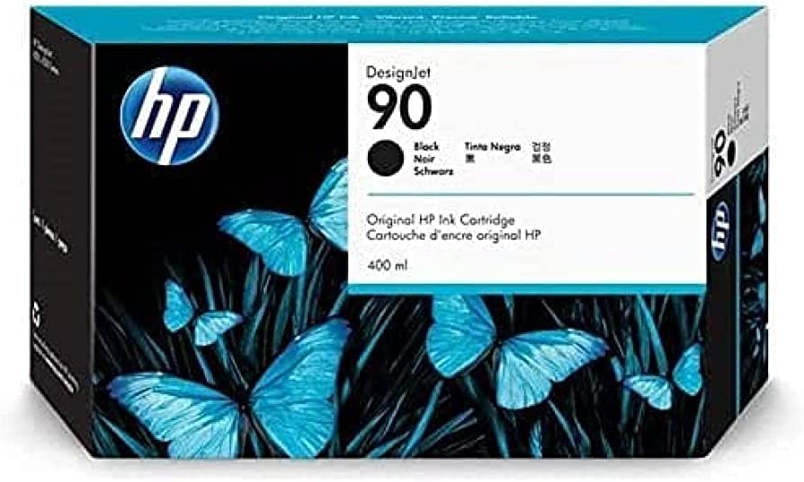 Original HP 90 (C5058A) 400-ml Black Ink Cartridge-0