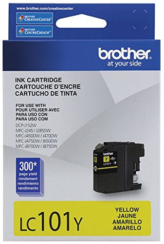 Original Brother LC101 Yellow Ink Cartridge-0