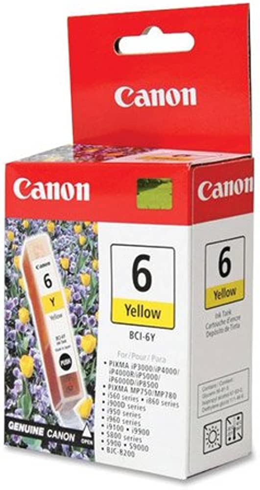 Original Canon BCI-6 Yellow Ink Cartridge-0