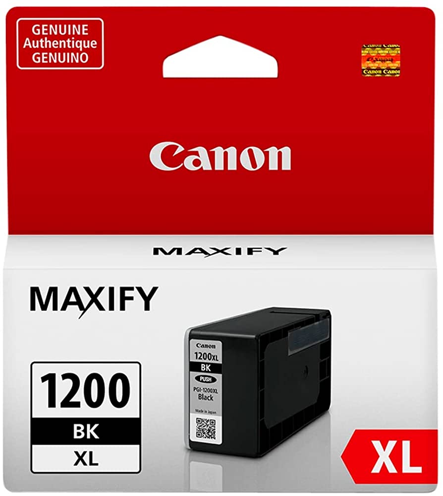 Original Canon PGI-1200XL High Yield Black Ink Cartridge-0