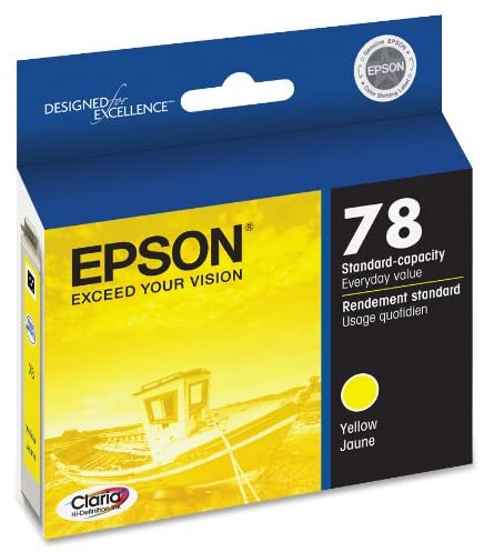 New Genuine Epson 78 (T078420) Yellow Ink Cartridge-0