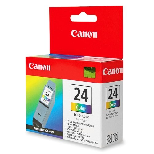 Original Canon BCI-24 Color Ink Cartridge-0