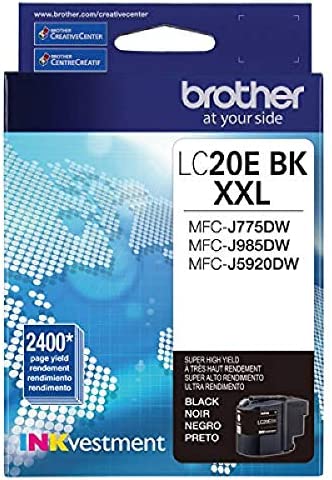 Brother LC20E Extra High Yield Black  Ink Cartridge-0