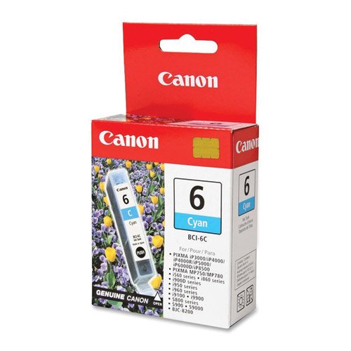 Original Canon BCI-6 Cyan Ink Cartridge-0