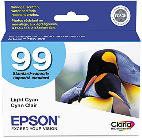 Original Epson 99 (T0995) Light Cyan Ink Cartridge-0