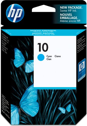 HP 10 Ink Cartridge Cyan-C4841A-0