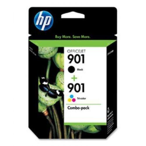 Original HP 901 Black & Tri-Color Ink Cartridge-0