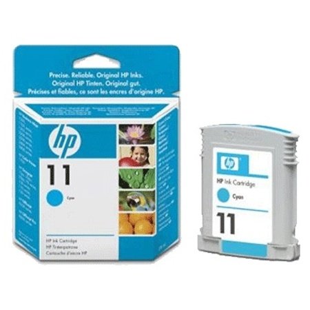 Original HP 11 Cyan Ink Cartridge-C4836A-0