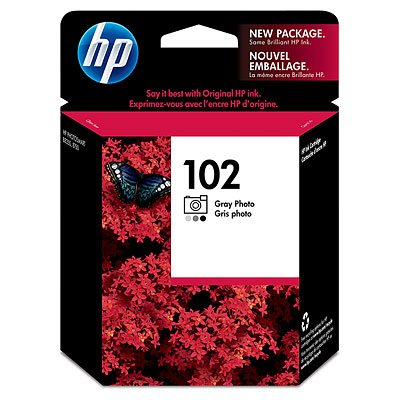 HP C9360AN (HP 102) Photo Ink, 120 Page-Yield, Gray-0