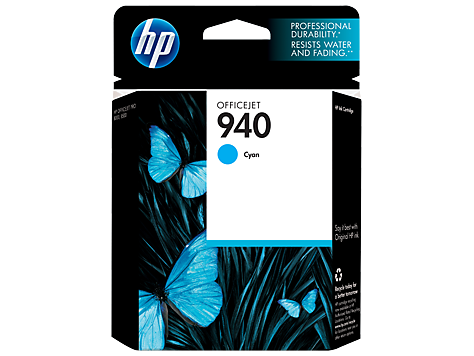 HP 940 (C4903AN) Cyan Ink Cartridge-0