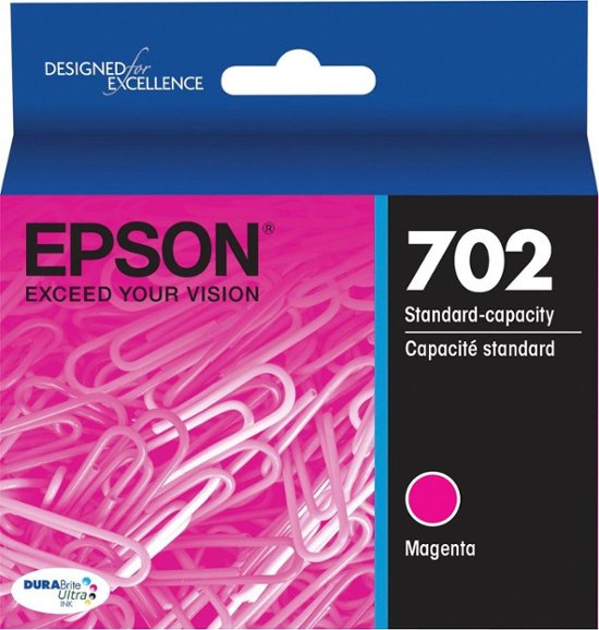 Epson T702 Magenta Standard Yield (T702320-S) Ink Cartridge-0