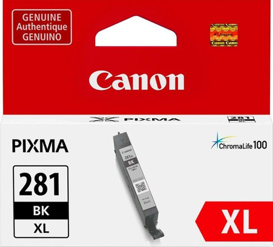 Original Canon CLI-281XL High Yield Black Ink Cartridge-0