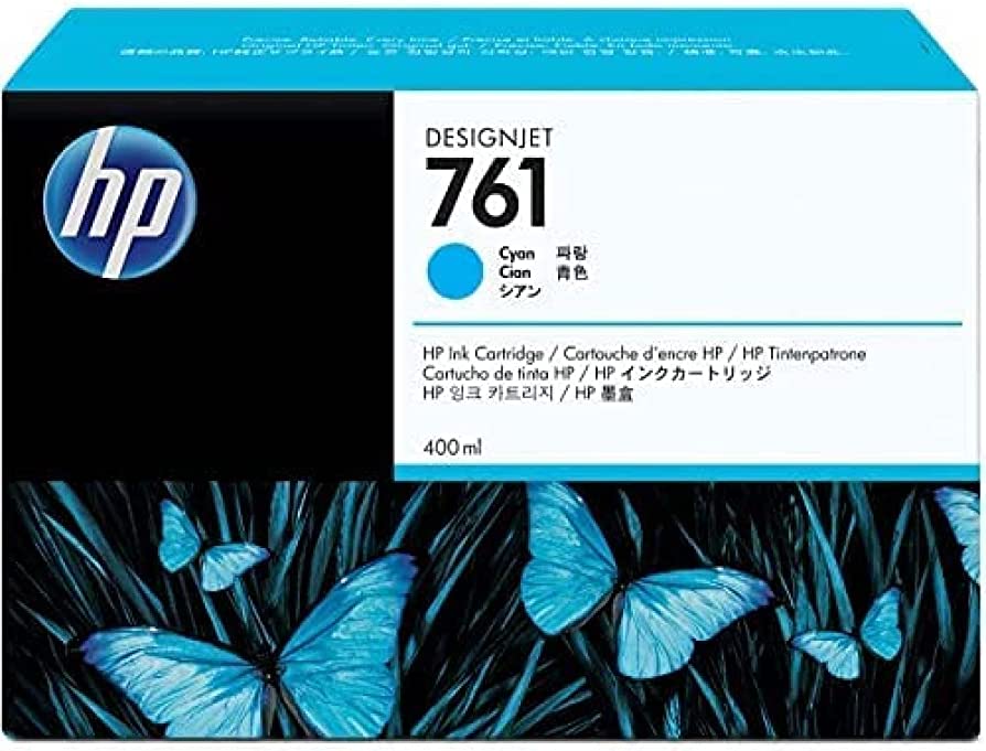 HP 761 400mL (CM994A) Cyan Ink Cartridge-0