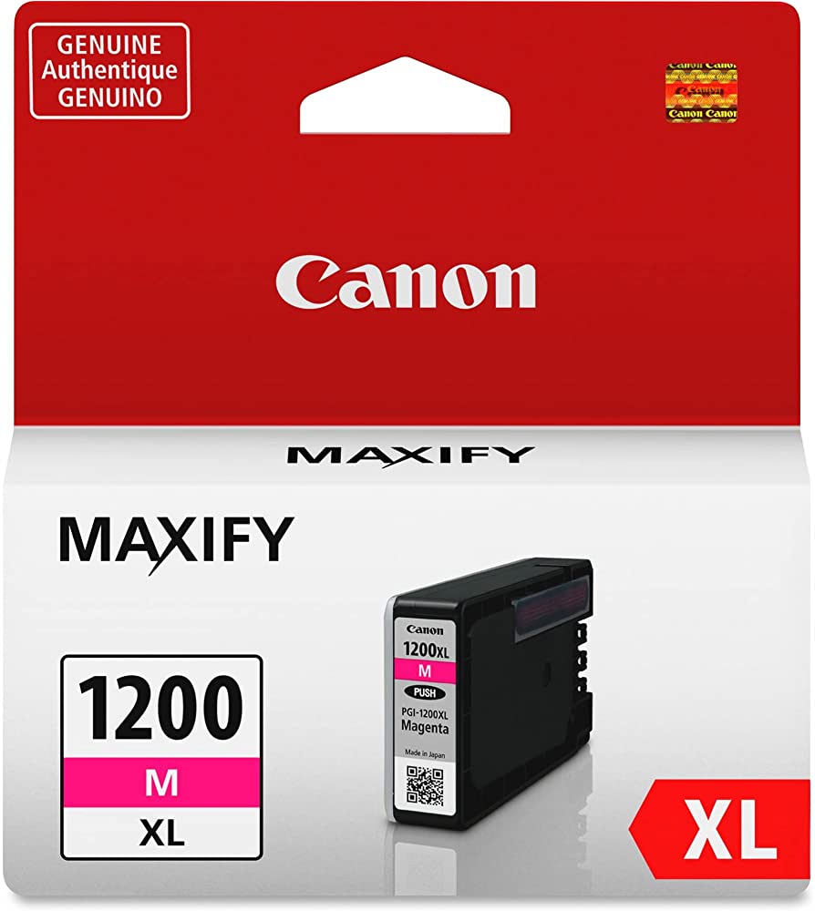 Original Canon PGI-1200XL High Yield Magenta Ink Cartridge-0