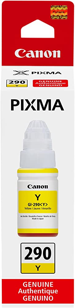 New Genuine Canon 290 Yellow Ink Bottle-0