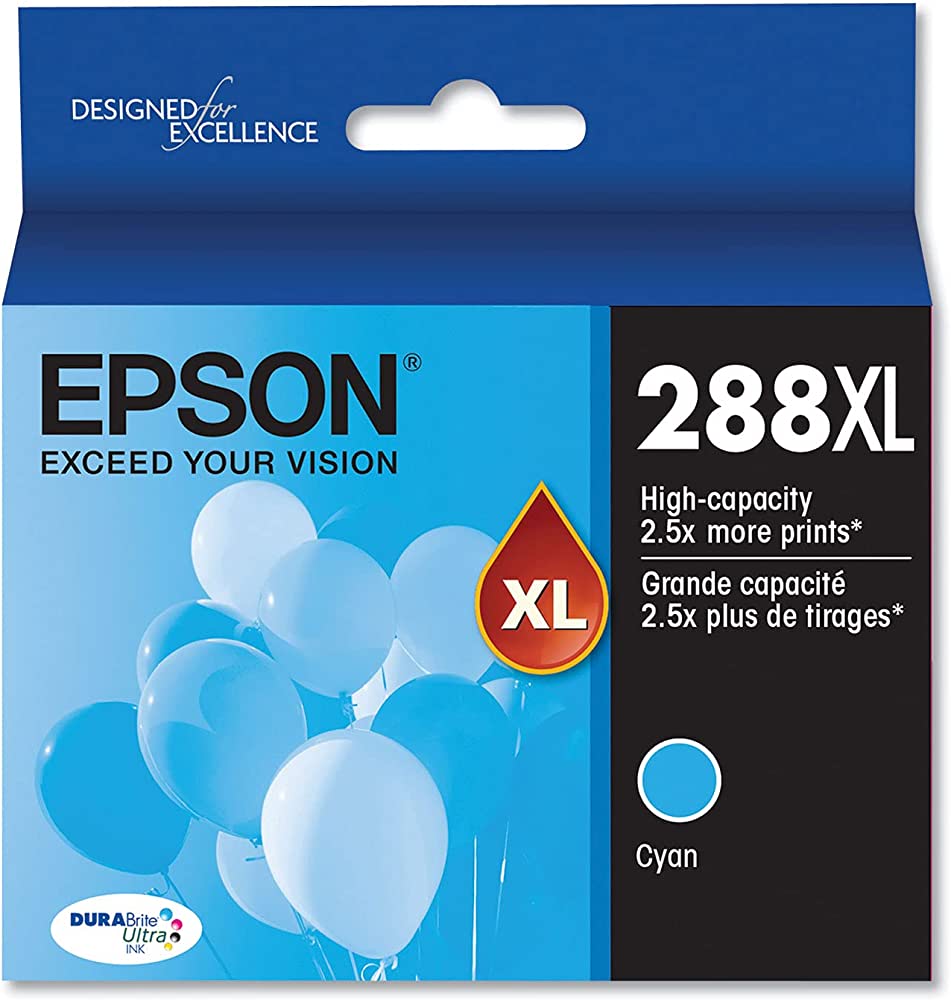 New Genuine Epson 288XL Cyan Ink Cartridge-0