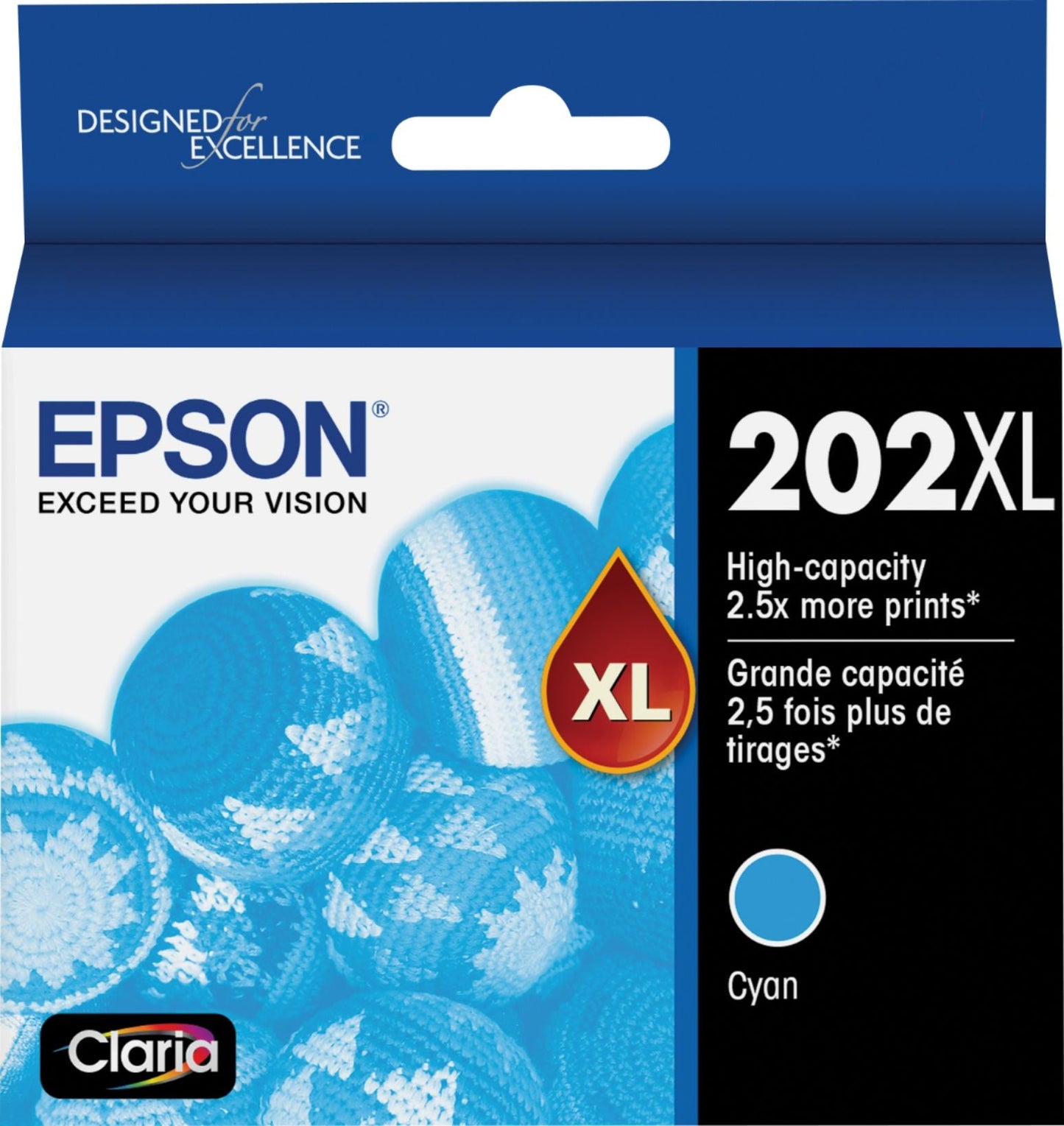 Epson 202XL High Capacity Cyan Ink Cartridge-0