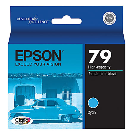 Original Epson 79 Cyan (T0792) Ink Cartridge-0