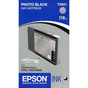 Original Epson T5621 Photo Black 110ml Ink Cartridge-0