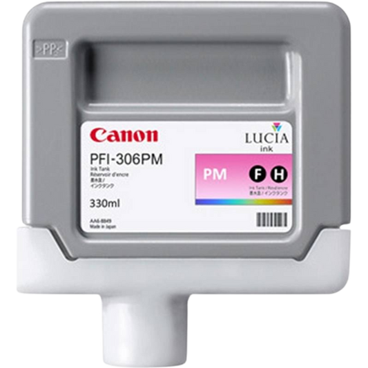 Canon PFI-306PM Standard-Yield Photo Magenta Ink Cartridge, 6662B001-0