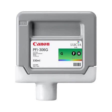 Canon PFI-306G Standard-Yield Green Ink Cartridge, 6664B001-0