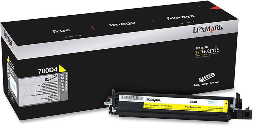 Lexmark 70C0D40 Yellow Developer Unit-0