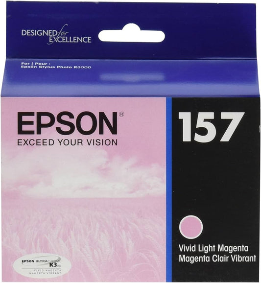 Original Epson 157 Vivid Light Magenta Ink Cartridge-0