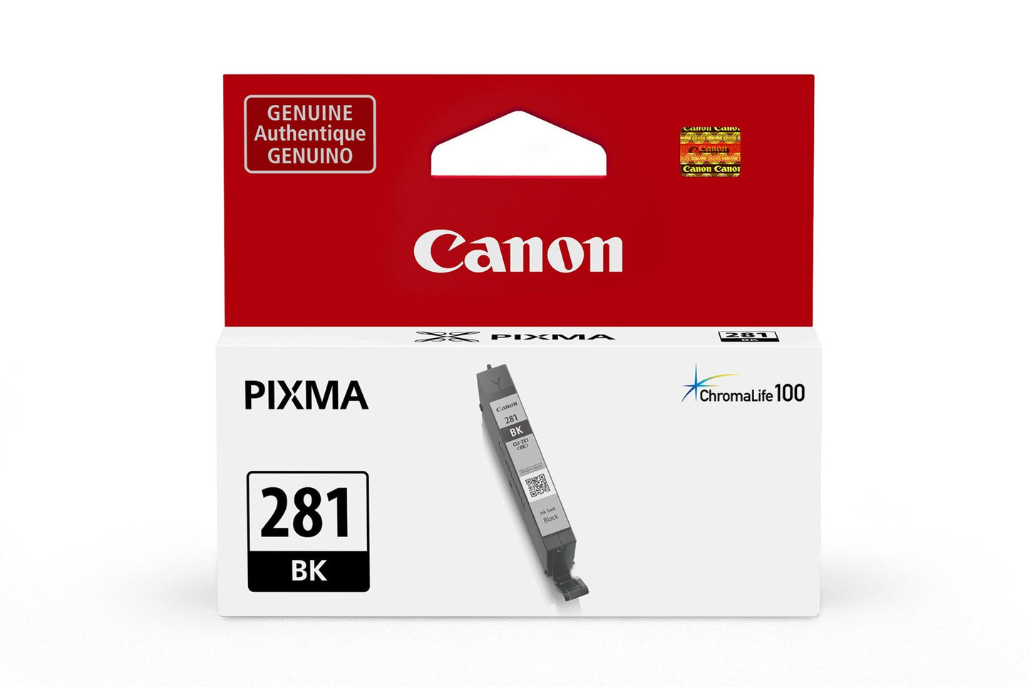 Original Canon CLI-281 Standard Yield Black Ink Cartridge-0