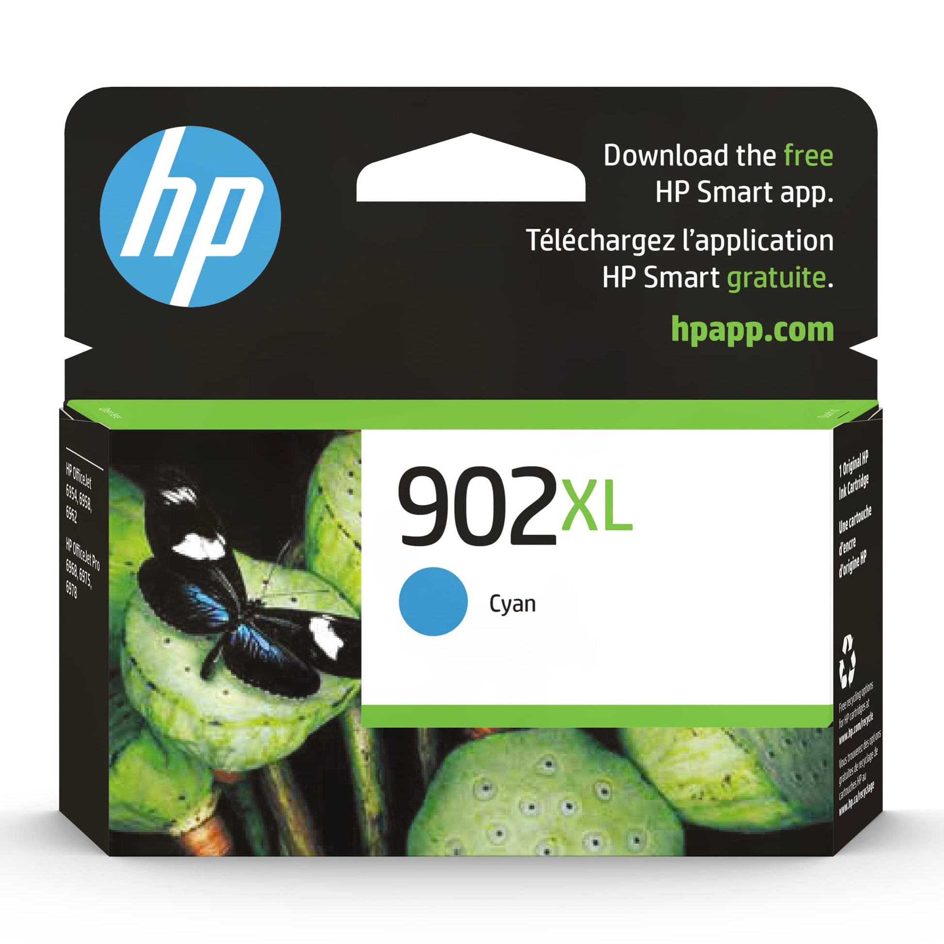 Original HP 902XL (T6M02AN) Cyan High-Yield Ink Cartridge-0