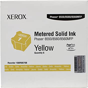 Xerox 108R00708 8550/8560MFP Solid Ink Yellow-0