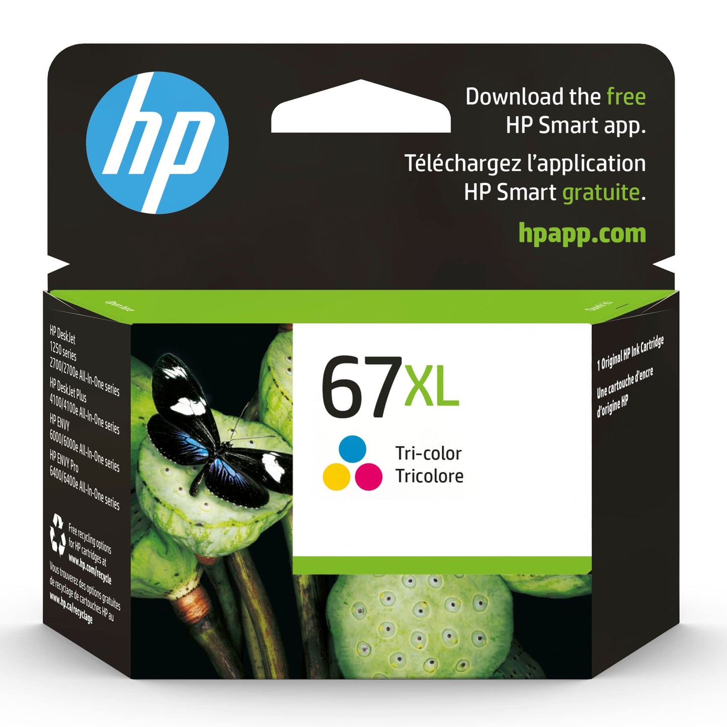 HP 67XL (3YM58AN) Color Ink Cartridge-0