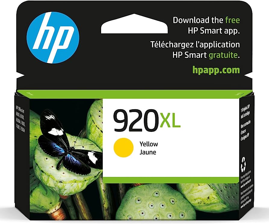 HP Genuine 920XL (CD974AN) Yellow Ink Cartridge-0