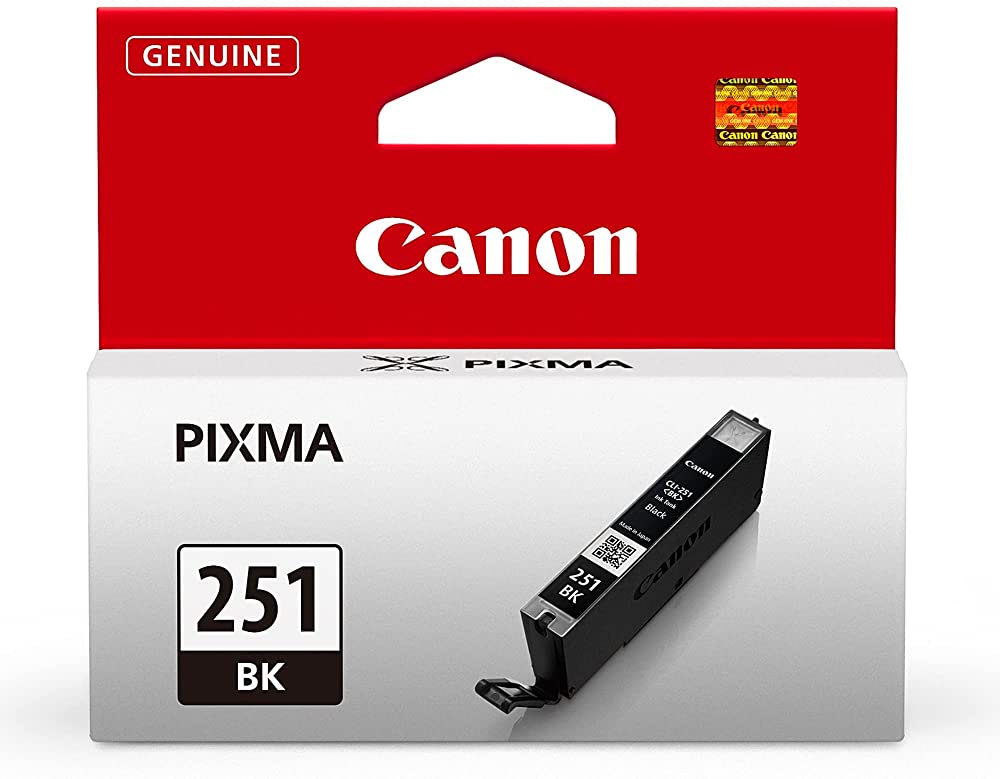 Original Canon CLI-251 Black Ink Cartridge-0