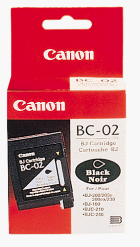 Original Canon BC-02 Black Ink Cartridge-0