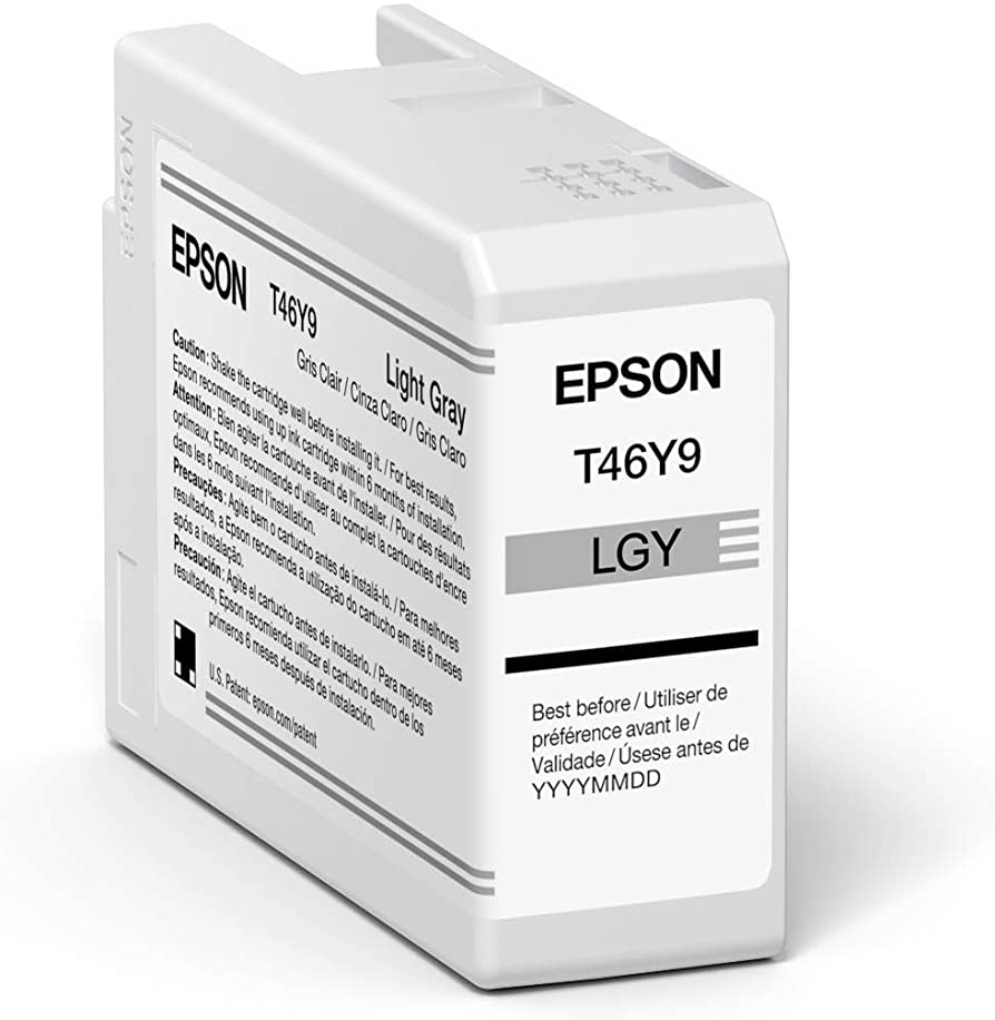 Original Epson T46Y9 Light Gray Standard Yield Ink Cartridge-0