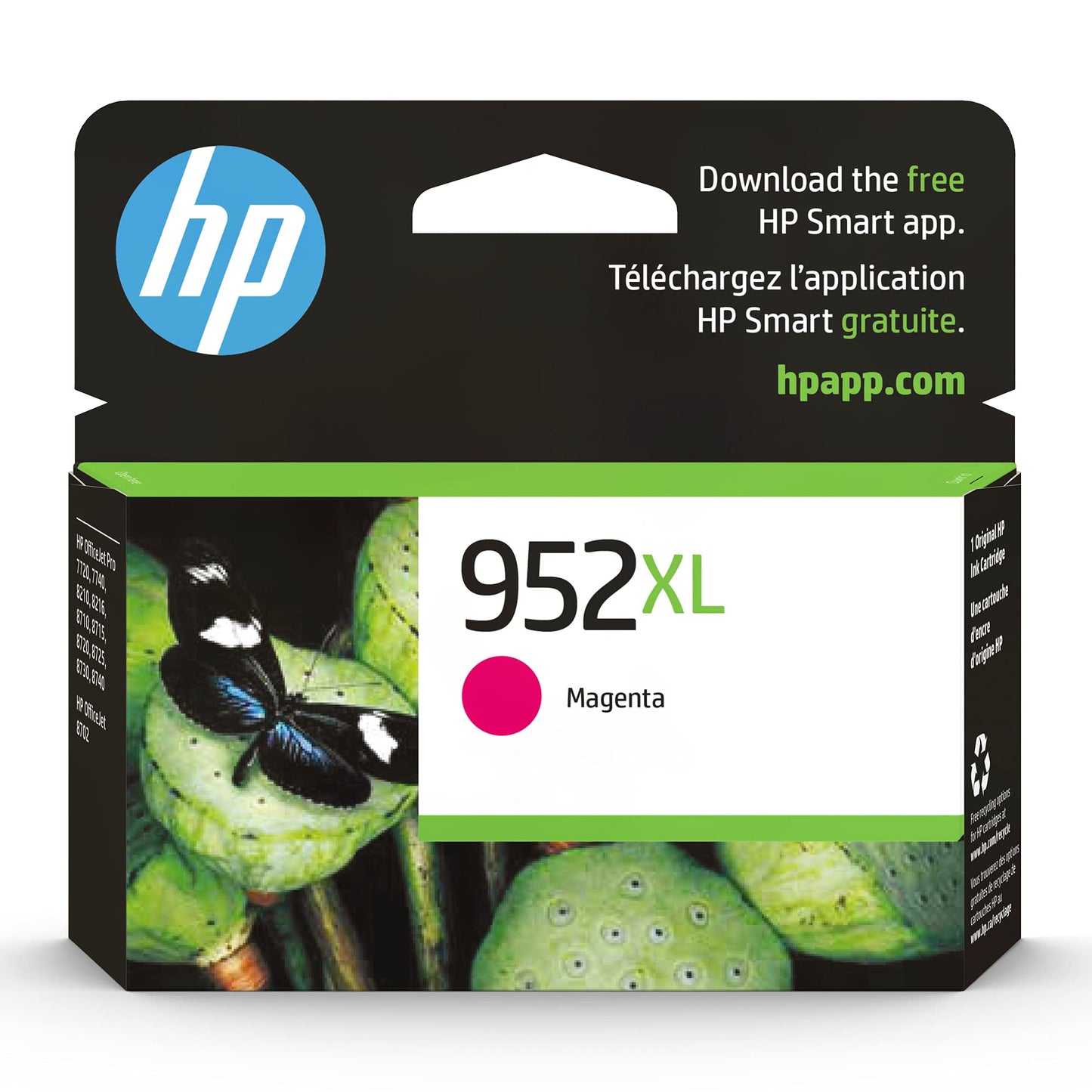 New Genuine HP 952XL (L0S64AN) Magenta Ink Cartridge-0