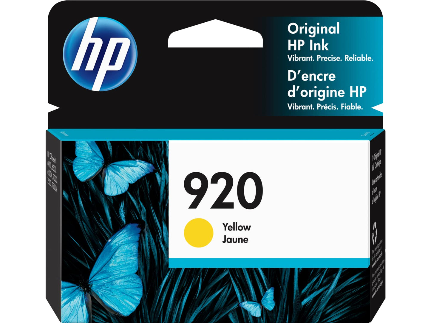 Genuine HP 920 (CH636AN) Yellow Ink Cartridge-0