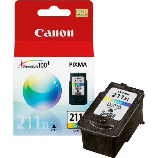 Original Canon CL-211 XL Color Ink Cartridges-0