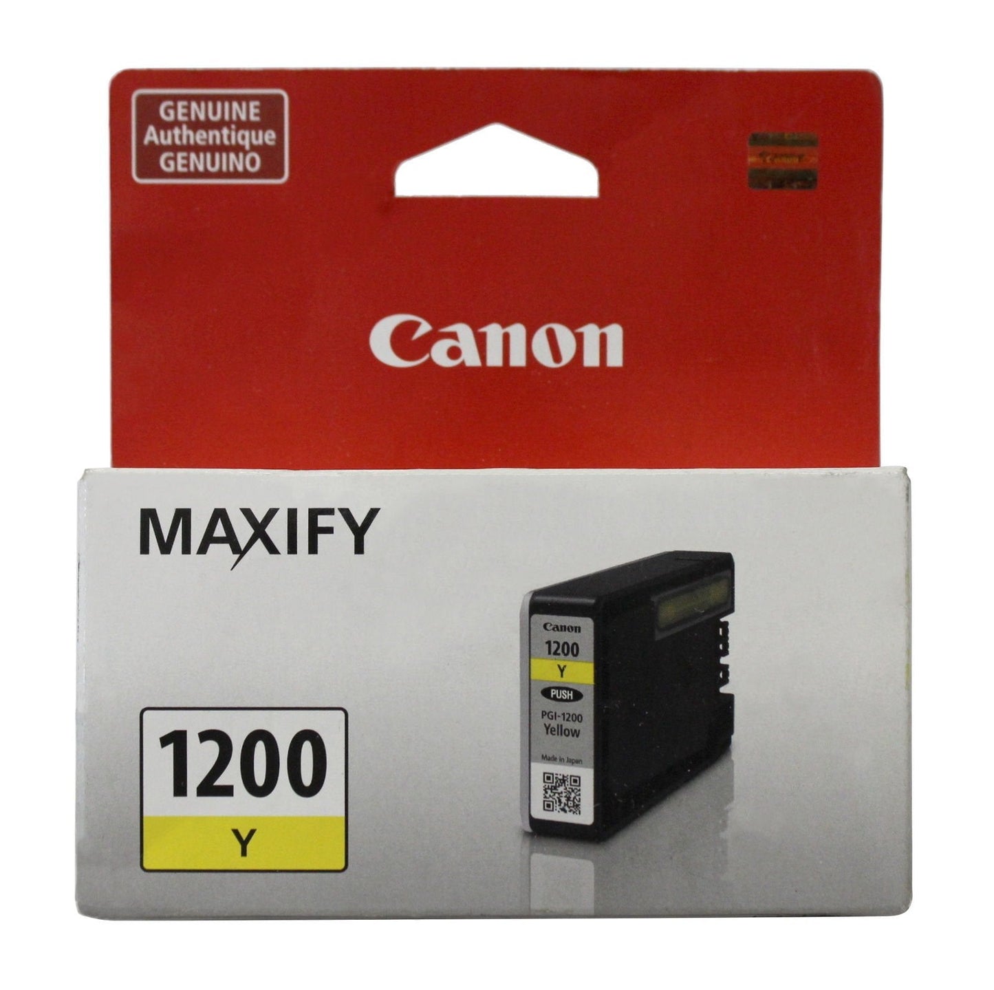 Original Canon PGI-1200 Standard Yield Yellow Ink Cartridge-0