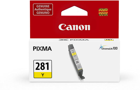 Original Canon CLI-281 Standard Yield Yellow Ink Cartridge-0