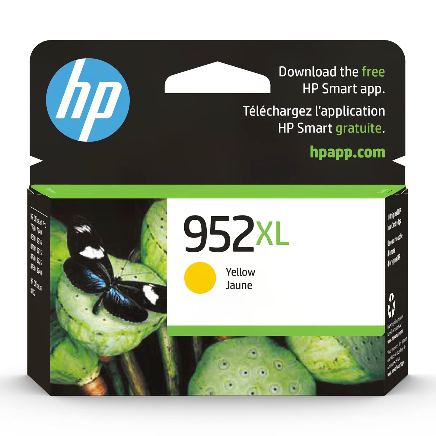 New Genuine HP 952XL (L0S67AN) Yellow Ink Cartridge-0