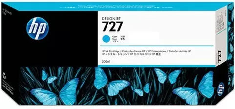 HP 727 300mL (F9J76A) Cyan Ink Cartridge-0