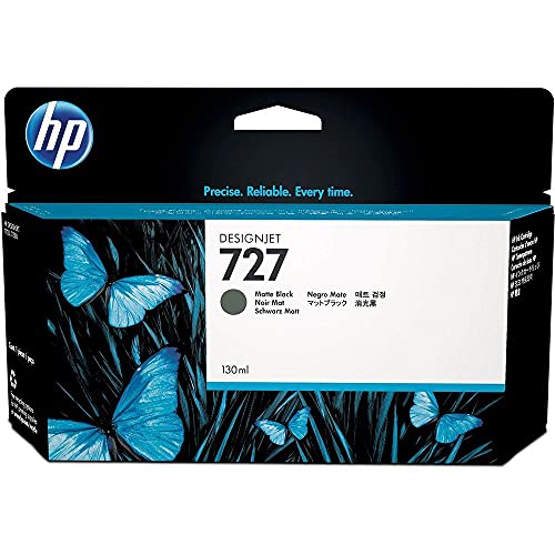 HP 727 130mL (B3P22A) Matte Black Ink Cartridge-0