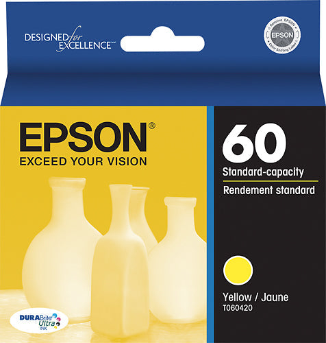 New Genuine Epson 60 (T060420) Yellow Ink Cartridge-0